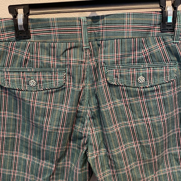Vintage Volcom plaid Capri pants size 11 juniors - Picture 7 of 11